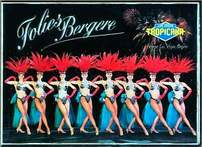 #ad Las Vegas Tropicana Large magnet of Folies Bergere $39.99