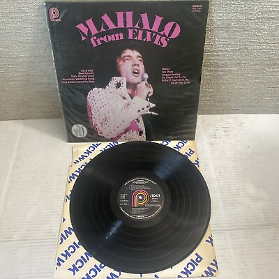 #ad Original 1978 ELVIS PRESLEY Mahalo From Elvis LP Vinyl Record Pickwick ACL 7064 $11.05