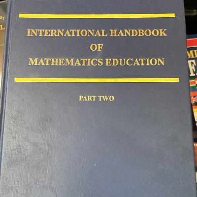 #ad international handbook of mathematics education part 2 HC1996 KLUWER Vol.4 AU $96.43