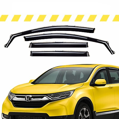 #ad in Channel Window Deflectors Extra Durable Window Visors Rain Guards Fit for ... $103.88