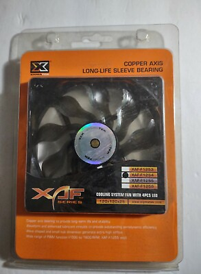 Xigmatek Copper Axis Long Life Sleeve Bearing Cooling Fan XAF F1254. $21.00