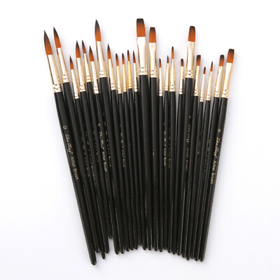 #ad 12 Pcs Painting Brushes Face Art Brush Detail Painting Brushes $8.65