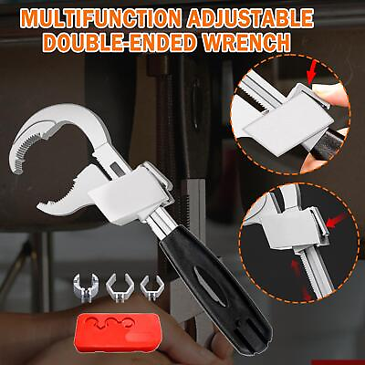 #ad Multifunction Adjustable Double ended Wrench or 8 in 1 Wrench Supplies with Box $5.99