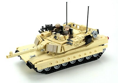 #ad Ultra M1a2 Abrams Main Battle Tank custom set made with REAL LEGO® bricks $236.99