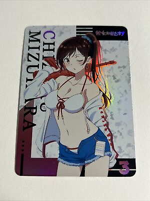 #ad Rent A Girlfriend ACG Goddess Doujin Waifu Fan Card Holo Anime $11.24
