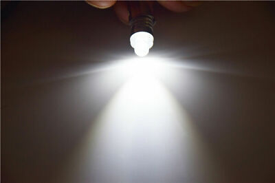 #ad LOT 100 PCS E10 1447 12V DC WHITE LED BULB BULBS SCREW IN FLASH LIGHT TORCH LAMP $39.99