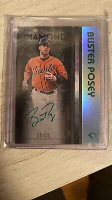 #ad BUSTER POSEY 2023 Topps Diamond Icons White Polychromantink Auto 6 10 SSP $200.00