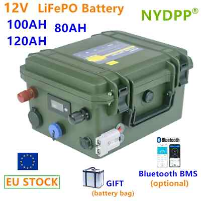 #ad LiFePO4 Battery 12v Lifepo4 Battery100AH 120ah Iron Phosphate Batter $982.42