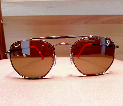 #ad RAYBAN Marshal Ferrari RB3648 54 Brown sunglasses $110.00
