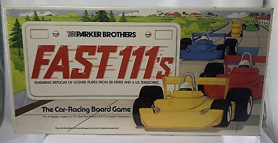 1981 Fast 111#x27;s Board Game by Parker Brothers Brand New Sealed FREE SHIPPING $69.99