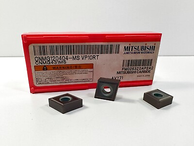 #ad MITSUBISHI CNMG431MS CNMG120404 MS New Carbide Inserts Grade VP10RT 3pcs $19.95