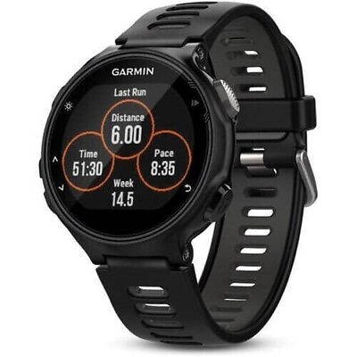 Garmin Forerunner 735XT Multisport GPS Running Watch W Heart Rate Black Gray $129.99