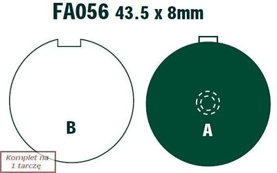 #ad Brake pads EBC FA056 set on 1 disk $20.55