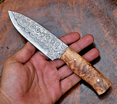 #ad Custom Made Damascus Hunting Knife Hand Forged Damascus Steel Sharp Blade 2669 $28.99