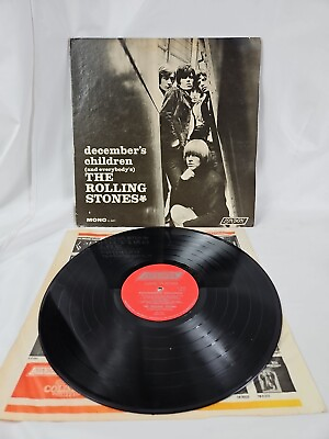 #ad 1965 Rolling Stones December#x27;s Children LP Record Vinyl London LL 3451 VG vinyl $39.99