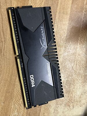 #ad #ad HYPERX PREDATOR 4GB DDR4 2400MHZ HX424C12PB2K4 16 DIMM GAMING RAM COMPUTER PC $20.00