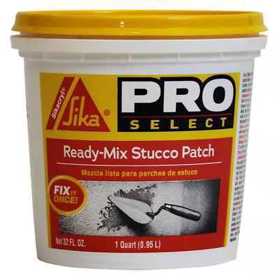 #ad 1 Qt. Ready Mix Stucco Patch and Repair Textured Stucco Patch $13.69