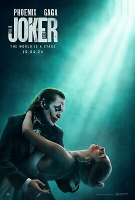 #ad Joker: Folie à Deux 2024OriginalDSRolled Adv One Sheet 27quot; × 40” Joker 2 $79.99