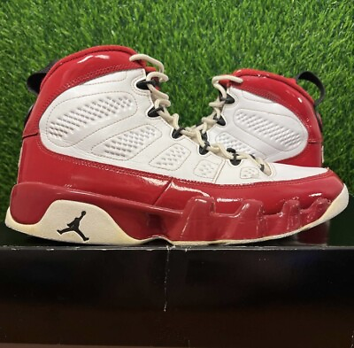 #ad Nike Air Jordan 9 IX Retro Gym Red White Size 9 Sneakers w Box 302370 160 $85.00