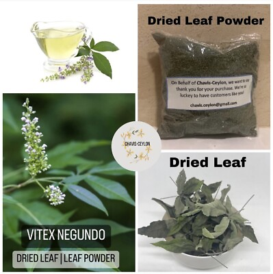 #ad Lagundi Vitex Negundo tea Dried Leaves Powder 100% Natural Organic Pure Herbal $62.00