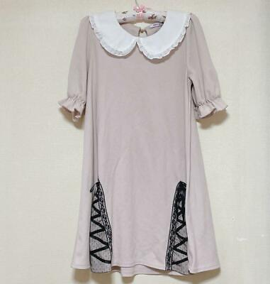 #ad Ank RougeI cute kawaii japan dress pink ribbon size m Short sleeves $70.00