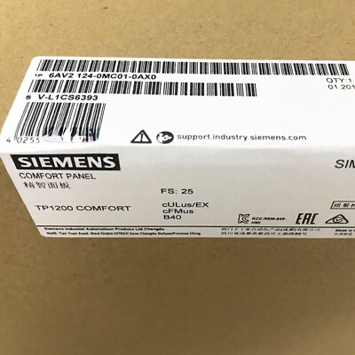 #ad New SIMATIC TP1200 Comfort Panel Siemens 6AV2124 0MC01 0AX0 6AV2 124 0MC01 0AX0 $1279.00