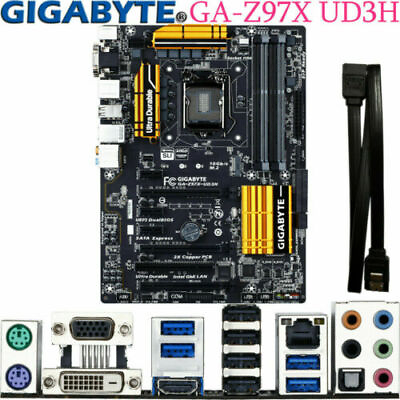 #ad GIGABYTE GA Z97X UD3H Motherboard Intel Z97 LGA1150 D3 ATX M.2 for Intel 4th 5th $99.72