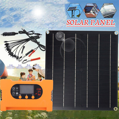 #ad Monocrystalline Solar Panel Kit Battery Free Direct Drive IP70 Solar Panel 18V $34.99