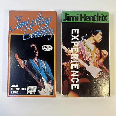 #ad Jimi Plays Berkeley amp; Jimi Hendrix Experience Lot of 2 VHS 1967 amp; 1971 $9.99