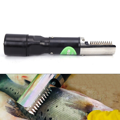 #ad Powerful Electric Fish Scraper Cordless Fish Scaler Cleaner Automatic Fish Tools $32.00