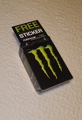 #ad #ad PACK OF 100 NEW MONSTER ENERGY 4 INCH LOGO STICKERS $19.99
