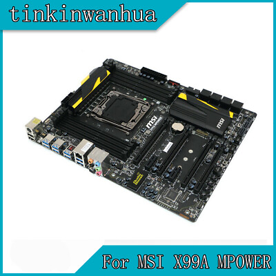 FOR MSI X99A MPOWER System Board LGA2011 3 DDR4 128G 12 phase Power OC Mainboard $423.34