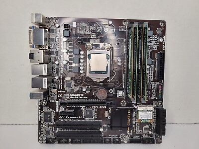 #ad Gigabyte GA Q87M MK Motherboard Intel Core I5 4570 CPU $39.97