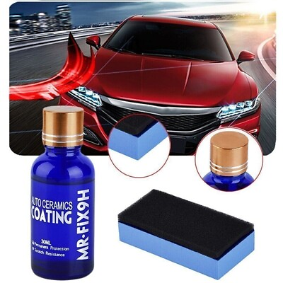 #ad CERAMIC CAR COATING 5 YEAR SCRATCH RESISTANT 9H PROTECTION SUPER HIGH GLOSS KIT $7.95