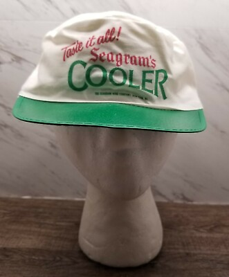Vintage Seagrams Taste It All Cooler Hat 1980s Awesome $14.95