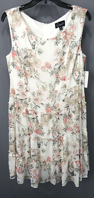 Connected Chiffon Tiered Dress Size 10P # 3A 2229 NEW $13.76