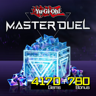 #ad Yu Gi Oh Master Duel 4950 Gems Add Gems to your Acc $39.99