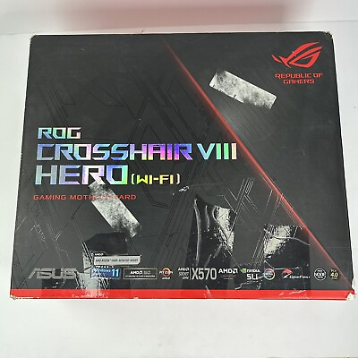 #ad ASUS ROG Crosshair VIII Hero Ryzen AMD X570 ATX AM4 Gaming Motherboard READ $146.99