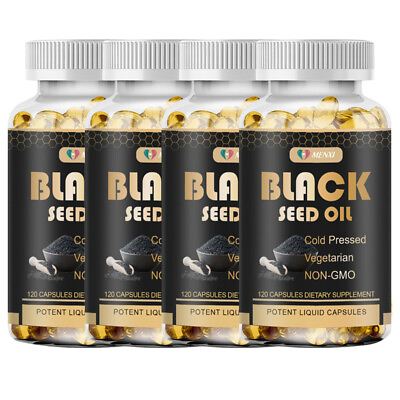#ad #ad Black Seed Oil 1000mg 120 240 480 Capsules Cold Pressed Black Cumin Seed Oil $37.49