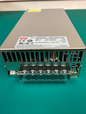 #ad SE 600 24 600W Single Output Power Supply spec sheet attached $75.50