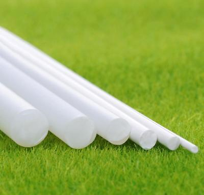 #ad US Stock 10x ABS Styrene Plastic Round Bar Rod Dia 4mm length 9.8quot; 250mm White $12.27