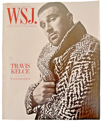 #ad WSJ Magazine Wall Street Journal 2023 December 2024 January Travis Kelce Gyuh $24.57