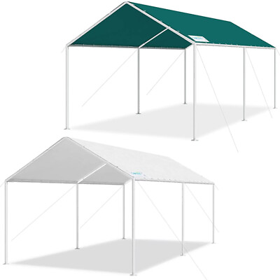 #ad Quictent Carport 10#x27;x20#x27; Heavy Duty Car Shelter Canopy Portable Boat Cover Shed $149.99
