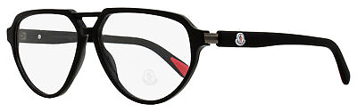 #ad Moncler Pilot Eyeglasses ML5162 001 Black 57mm $99.00