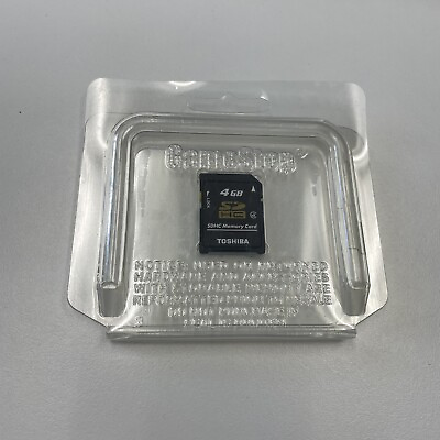 #ad 4GB SDHC Toshiba 4G SDHC memory Card Class 4 for Digital Camera GPS $9.99