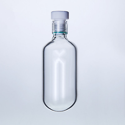 #ad 200ml Glass High Pressure Bottle60*130 Heavy Wall Vessel With #15 PTFE Thred $58.99