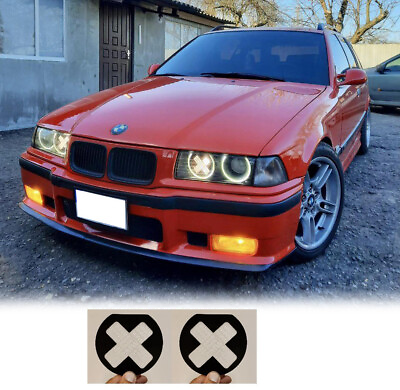 #ad BMW E36 running lights decorative crosses for headlights FOR BOSCH ZKW headlight $75.00