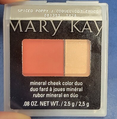 #ad MARY KAY MINERAL CHEEK COLOR DUO Spiced Poppy $15.99