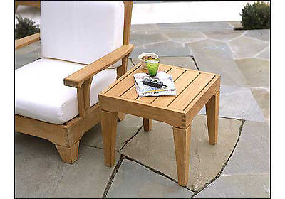 #ad Caranas Grade A Teak 22quot; Square Side End Table Stool Outdoor Patio Furniture NW $247.57