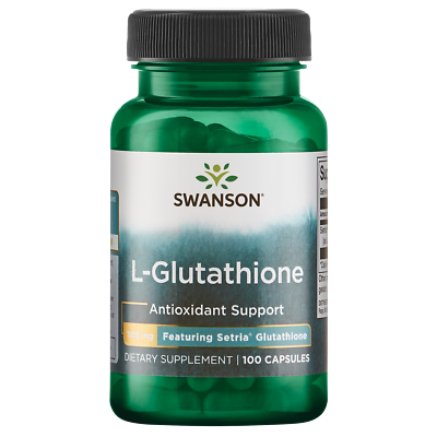 #ad Swanson L Glutathione Featuring Setria Glutathione 100 mg 100 Capsules $16.73